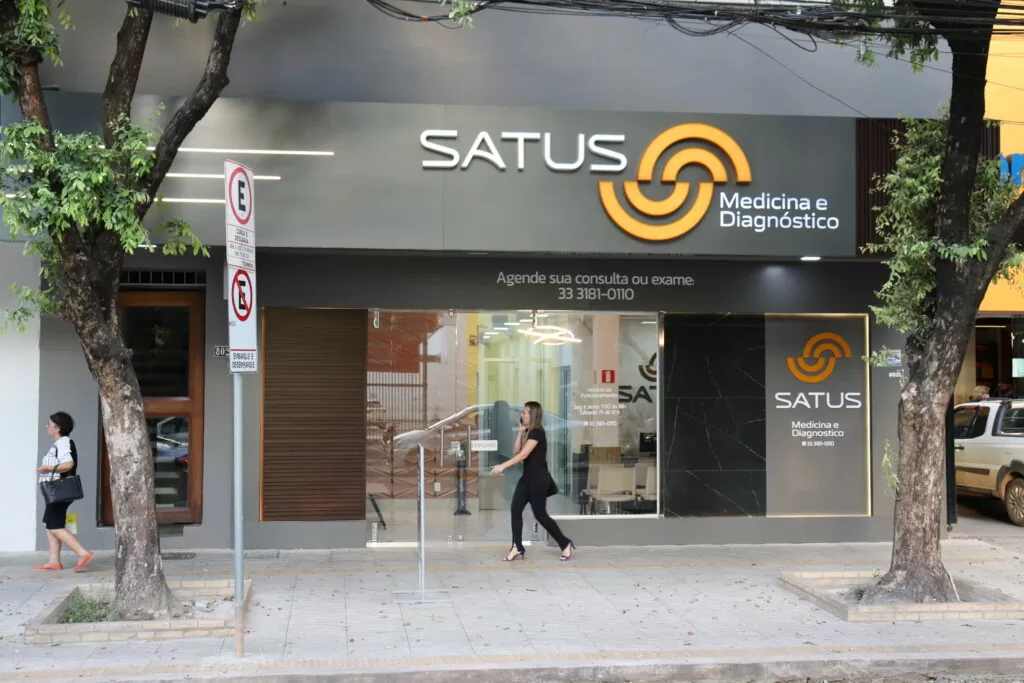 Clínica Satus em Governador Valadares Fachada da Clínica Satus